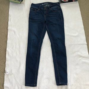 Blue Denim Skinny Wallflower Jeans